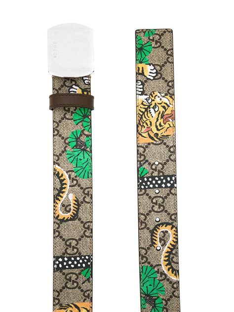 gucci bengal tiger print belt|gucci tiger print.